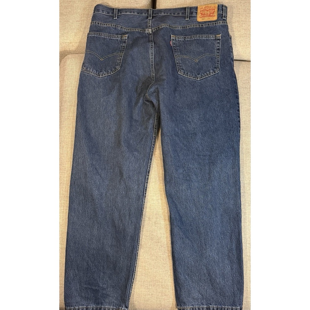 Levi's 550 Relaxed Fit Jeans Men's 44x32 Blue  Denim